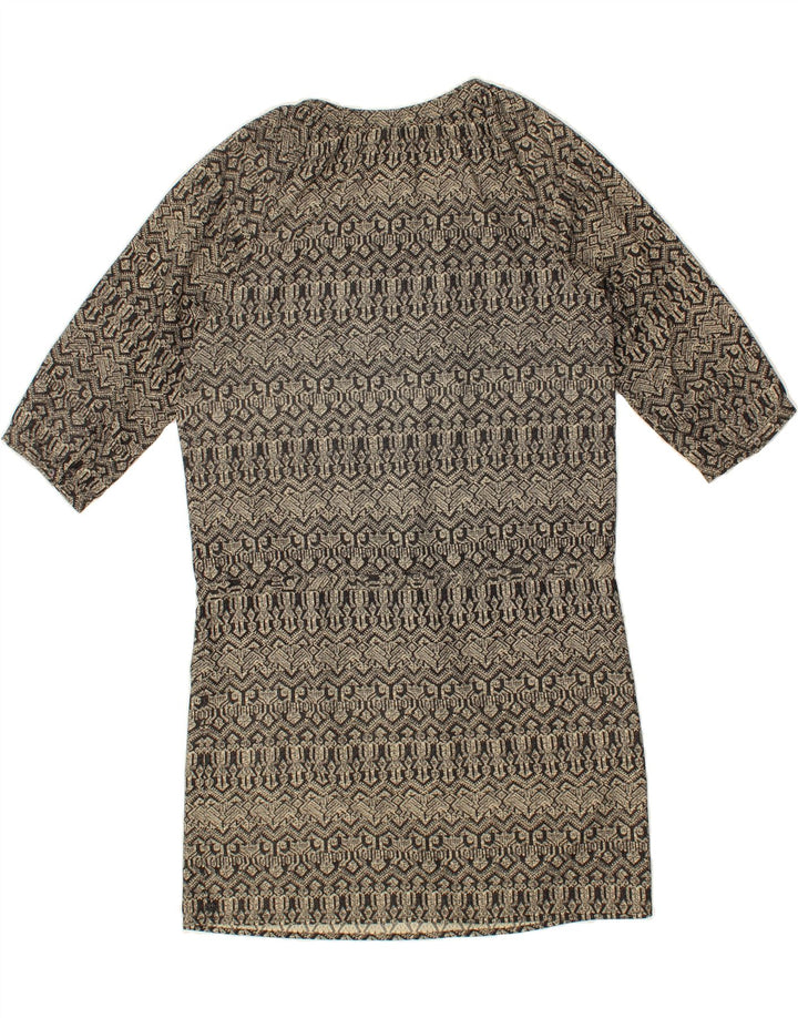 MAISON SCOTCH Womens Oversized Shift Dress US 4 Small Grey Fair Isle Vintage Maison Scotch and Second-Hand Maison Scotch from Messina Hembry 