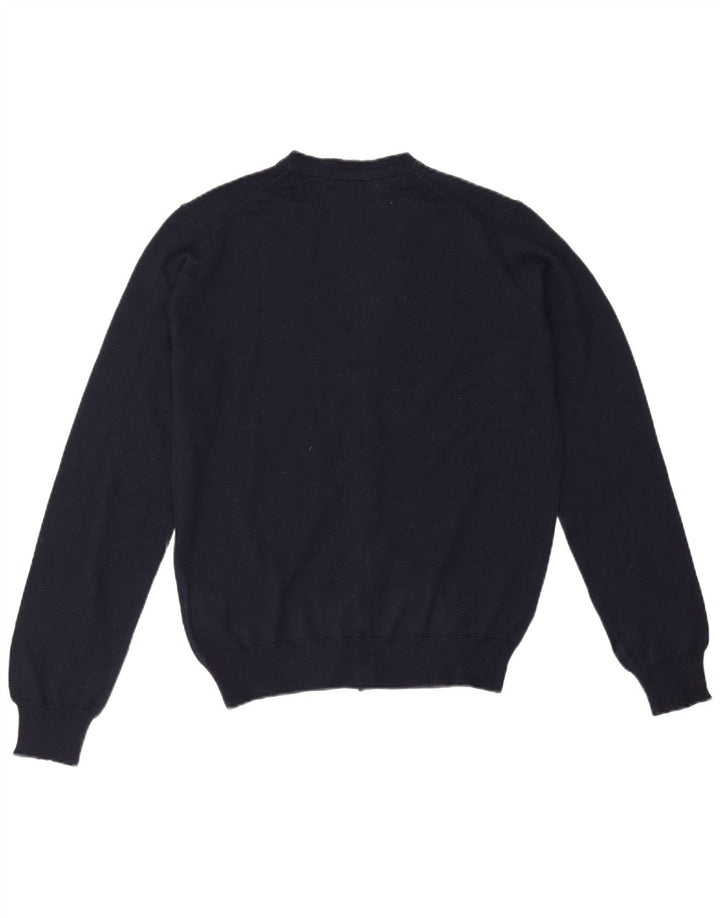 Maglione cardigan da uomo Rifle piccolo acrilico blu navy