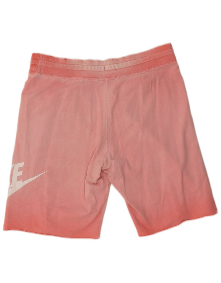 Pantaloncini sportivi grafici Nike da uomo in cotone rosa medio