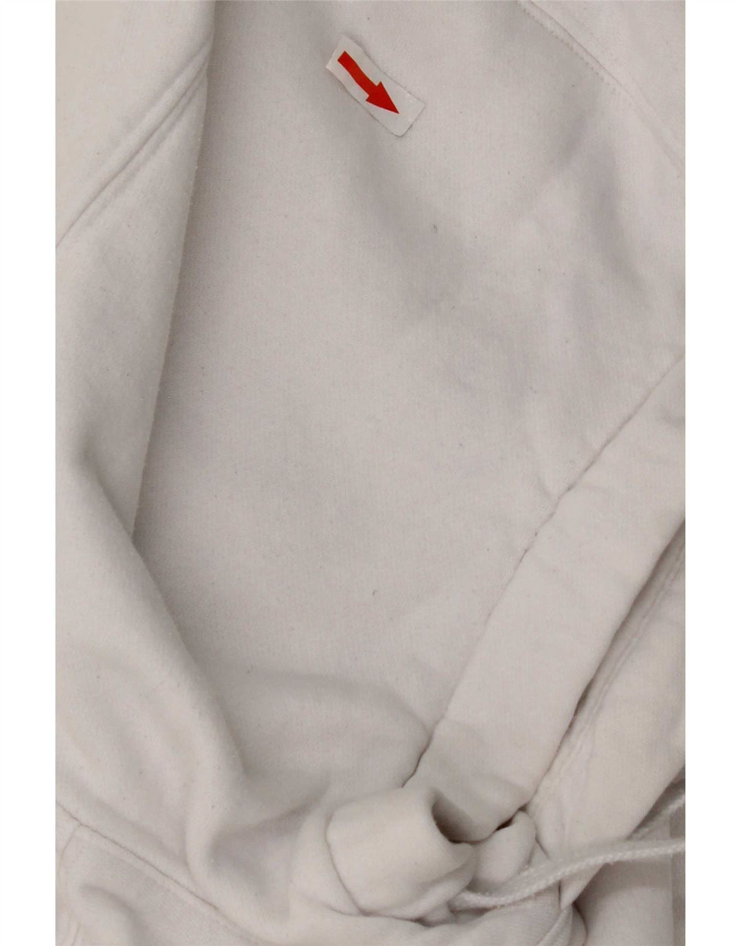 Maglia con cappuccio Nike da uomo in cotone bianco medio