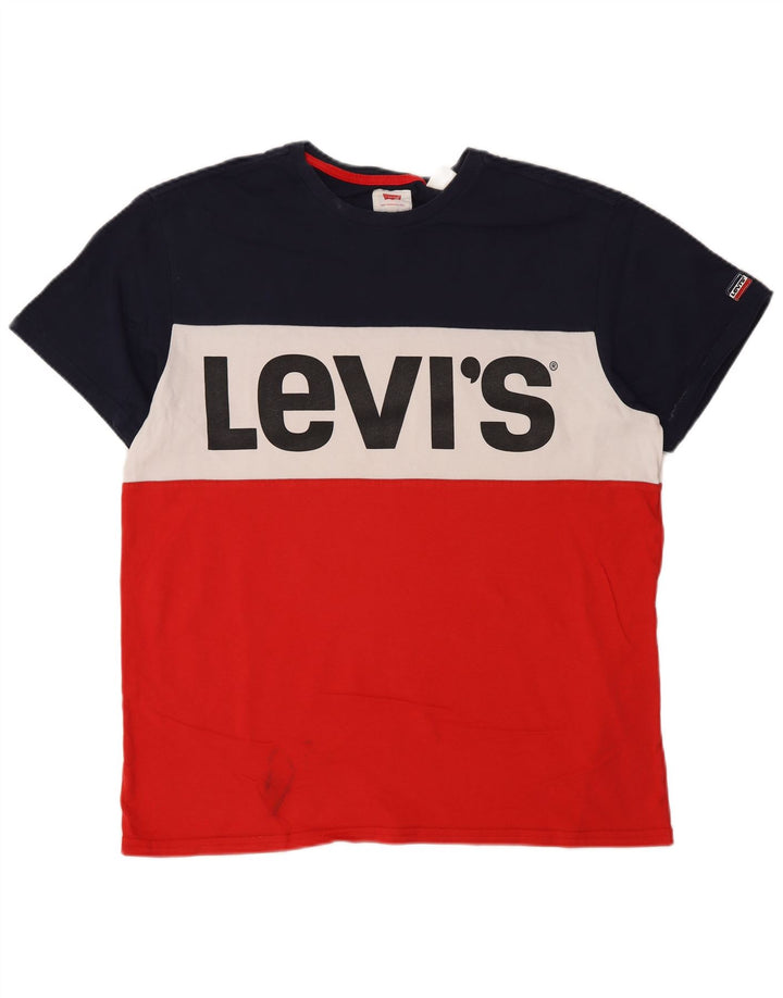 T-shirt grafica da uomo Levi's Top color block medio multicolore