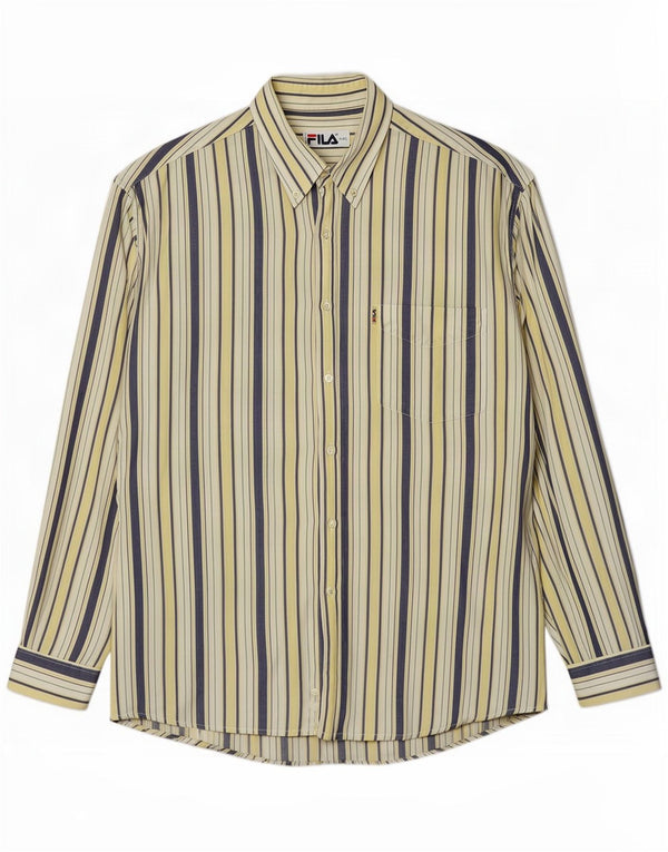 Camicia Fila da uomo 2XL a righe multicolore