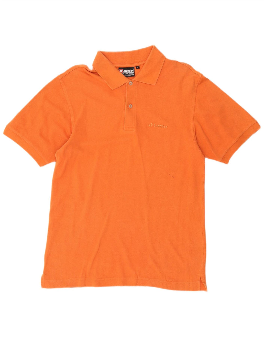 Polo da uomo Lotto in cotone arancione medio