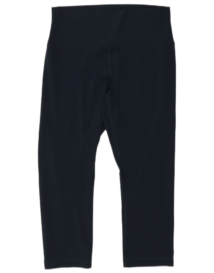 Leggings Capri da donna Lululemon US 10 Large in nylon blu navy
