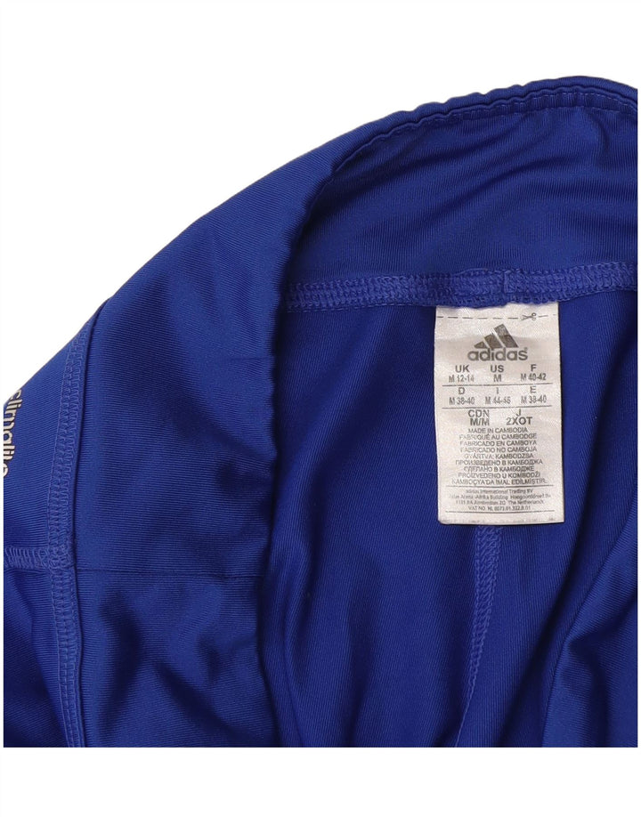 Leggings Adidas Climalite Capri da donna UK 12/14 Poliestere blu medio