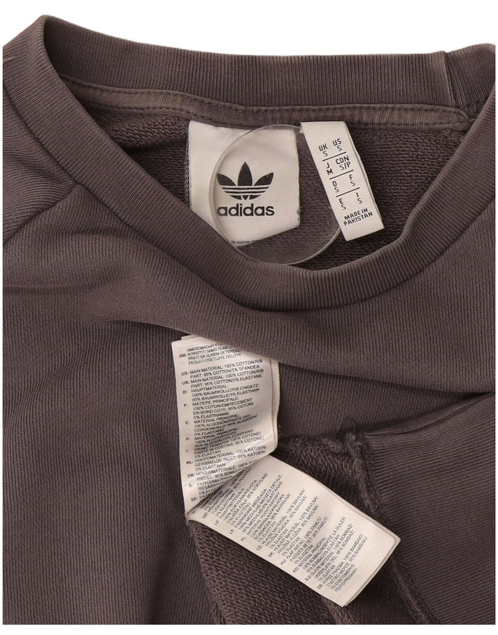 Felpa Adidas Uomo Maglione Piccolo Cotone Grigio