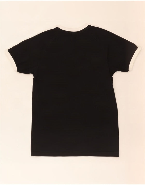 T-shirt Adidas da uomo Top Small in cotone nero