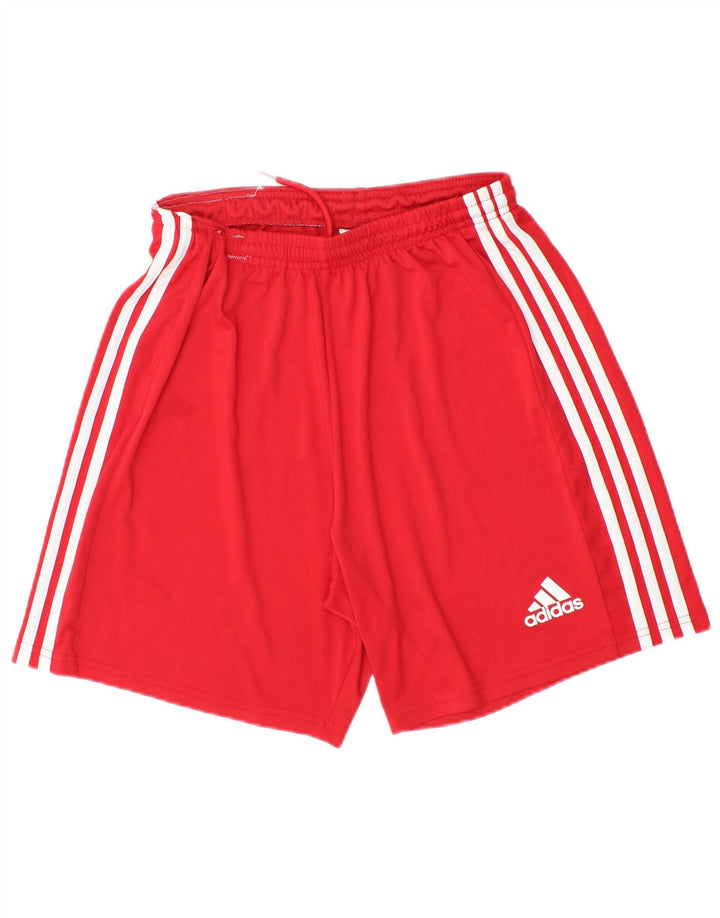 Pantaloncini sportivi Adidas da uomo rosso medio