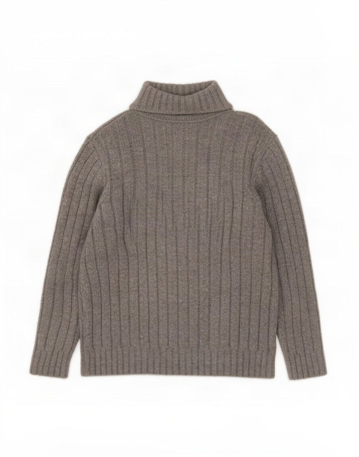Maglione da uomo Marks & Spencer con zip e collo XL in acrilico grigio