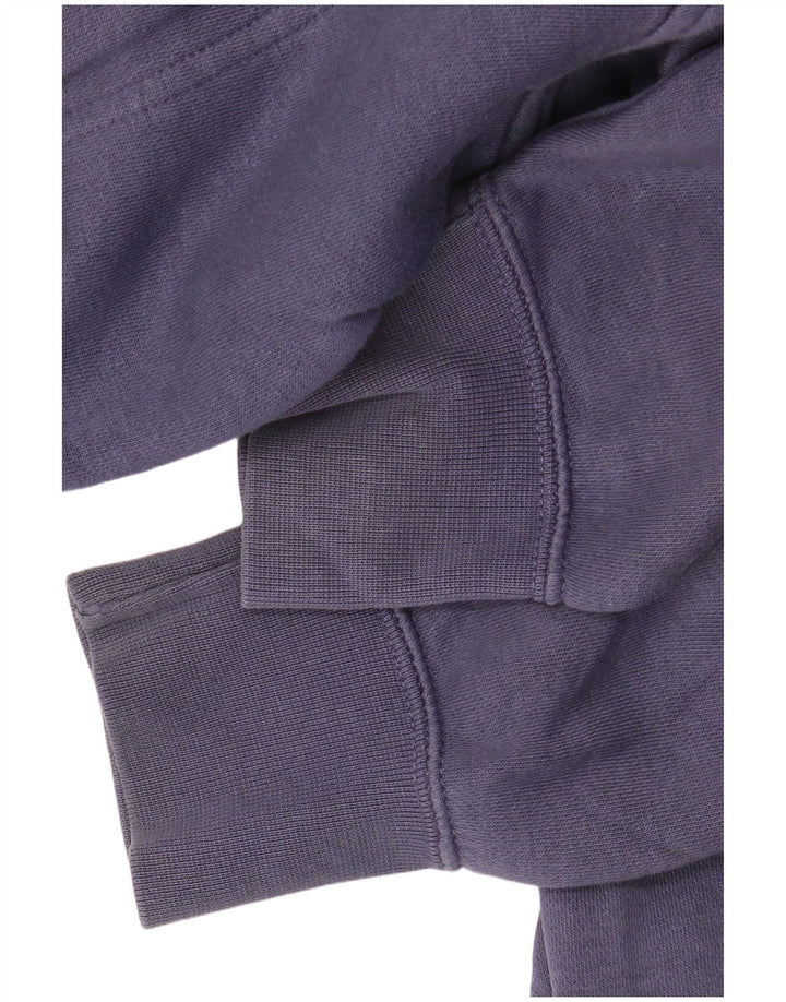 Felpa con cappuccio da uomo Nike Large in cotone blu navy
