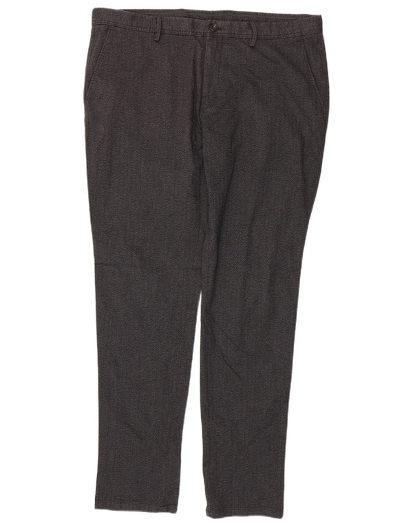 Pantaloni chino slim da uomo Massimo Dutti EU 48 XL W38 L33 Cotone grigio