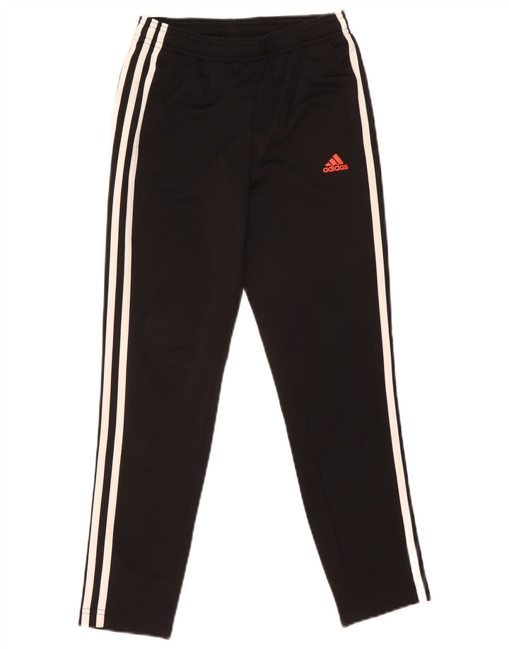 Pantaloni della tuta da ragazzo Adidas 9-10 anni in poliestere nero