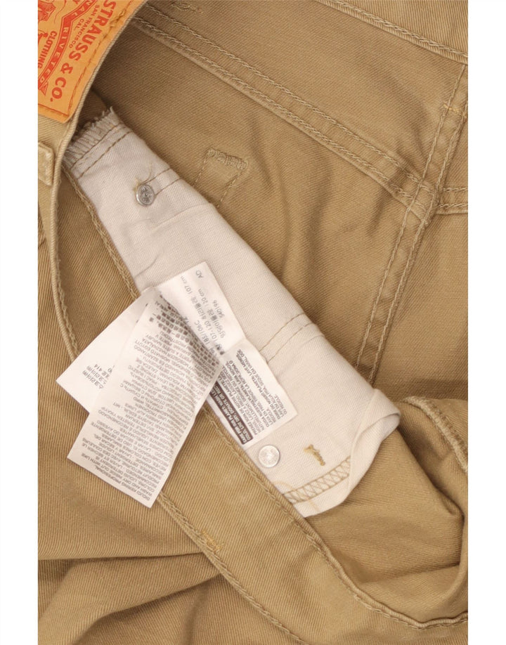 Pantaloncini di jeans Levi's 505 da uomo W42 2XL Cotone beige