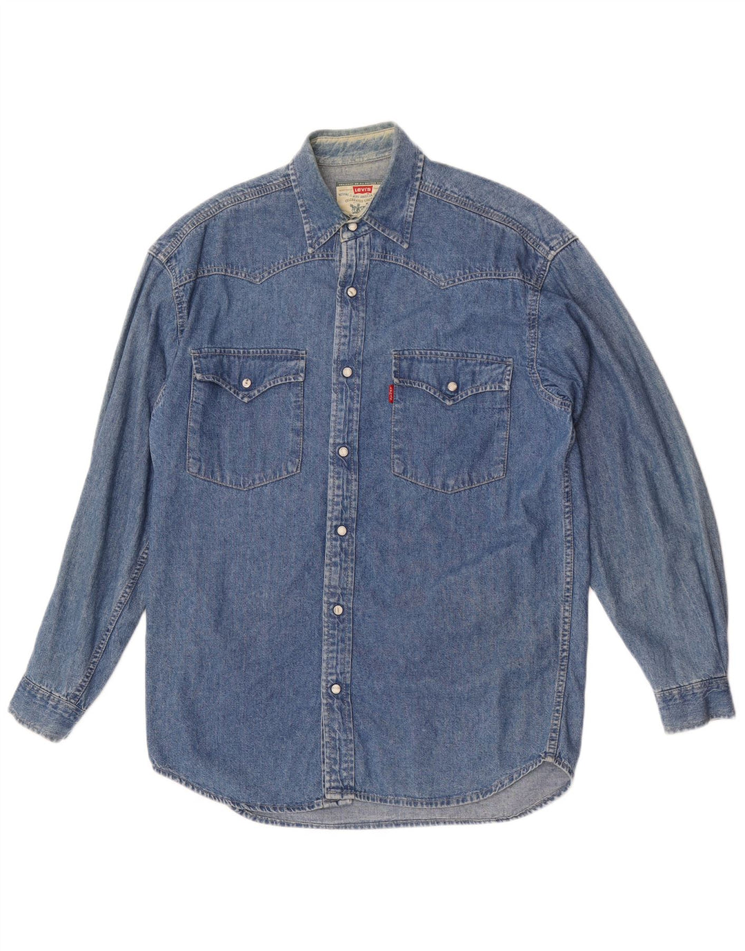 Camicia di jeans da uomo Levi's piccola blu