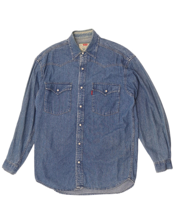 Camicia di jeans da uomo Levi's piccola blu