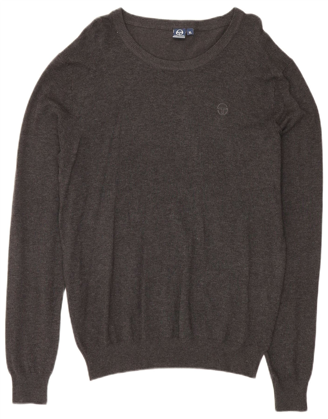 Maglione Uomo Girocollo Sergio Tacchini XL Viscosa Grigia