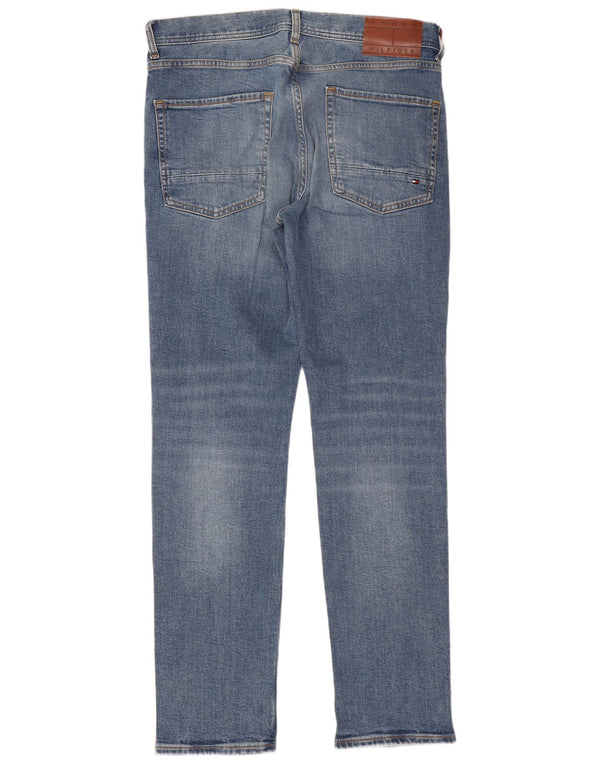 Jeans dritti Denton da uomo Tommy Hilfiger W32 L30 cotone blu