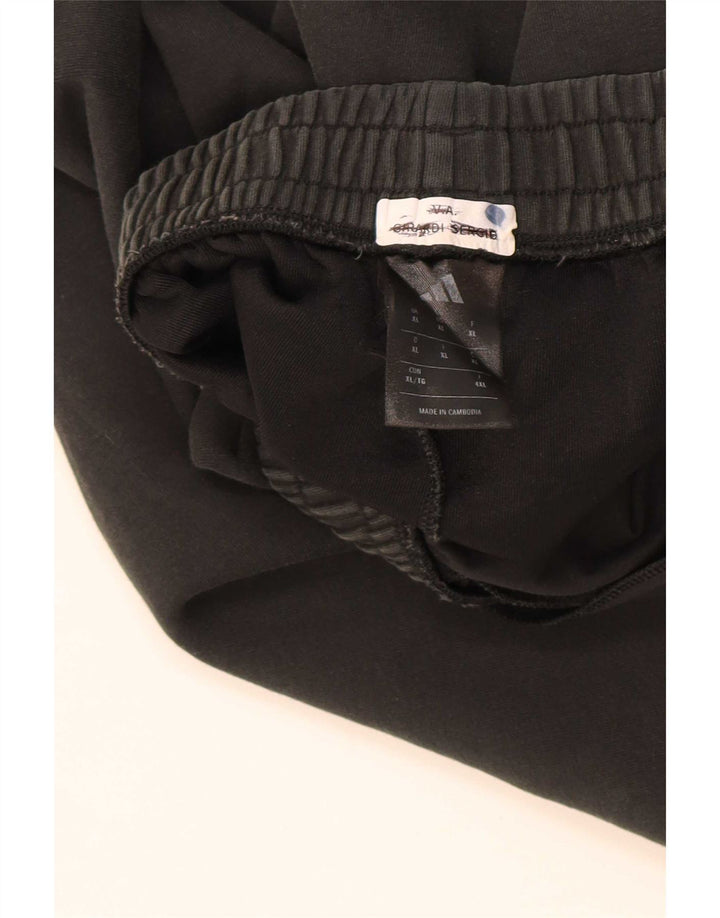 Pantaloni da tuta corti Adidas da uomo XL poliestere nero