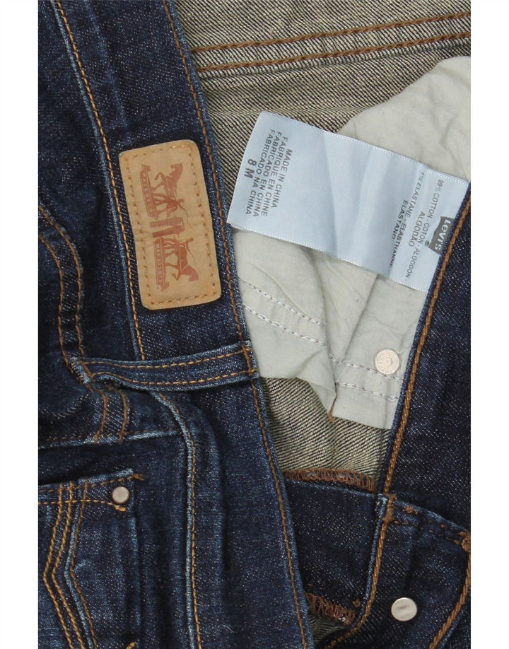 LEVI'S Womens 503 Straight Jeans US 8 Medium W32 L32 Navy Blue Cotton Vintage Levi's and Second-Hand Levi's from Messina Hembry 