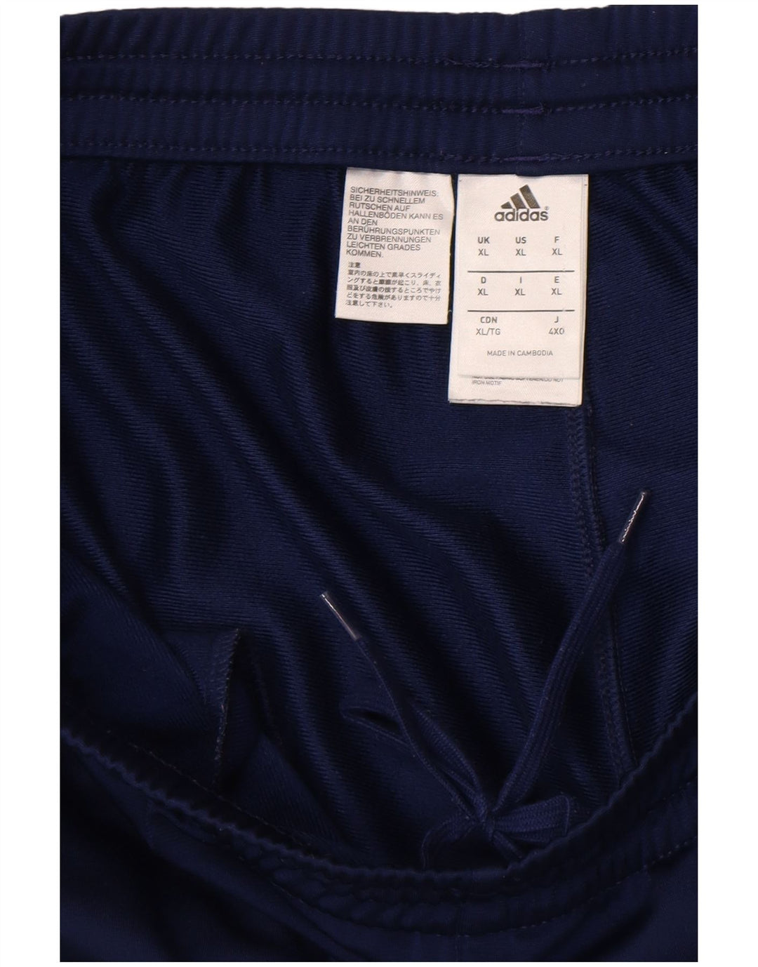 Pantaloni da tuta da uomo Adidas Joggers XL blu navy poliestere