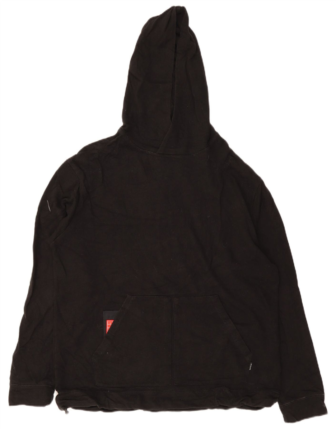 Felpa con cappuccio da uomo Hurley grande in cotone nero