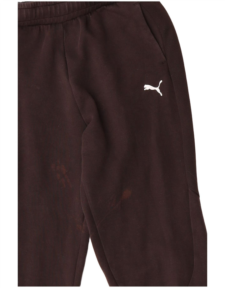 PUMA Womens Tracksuit Trousers UK 14 Medium  Black Cotton