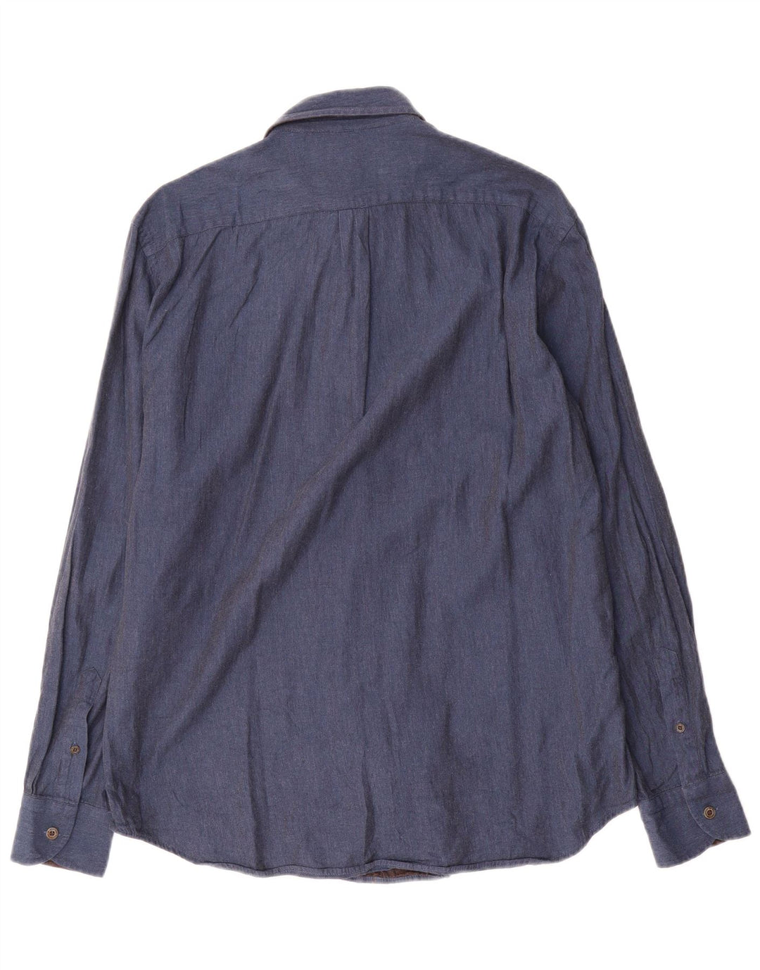 Camicia da uomo Regular Fit Harmont & Blaine XL in cotone blu navy