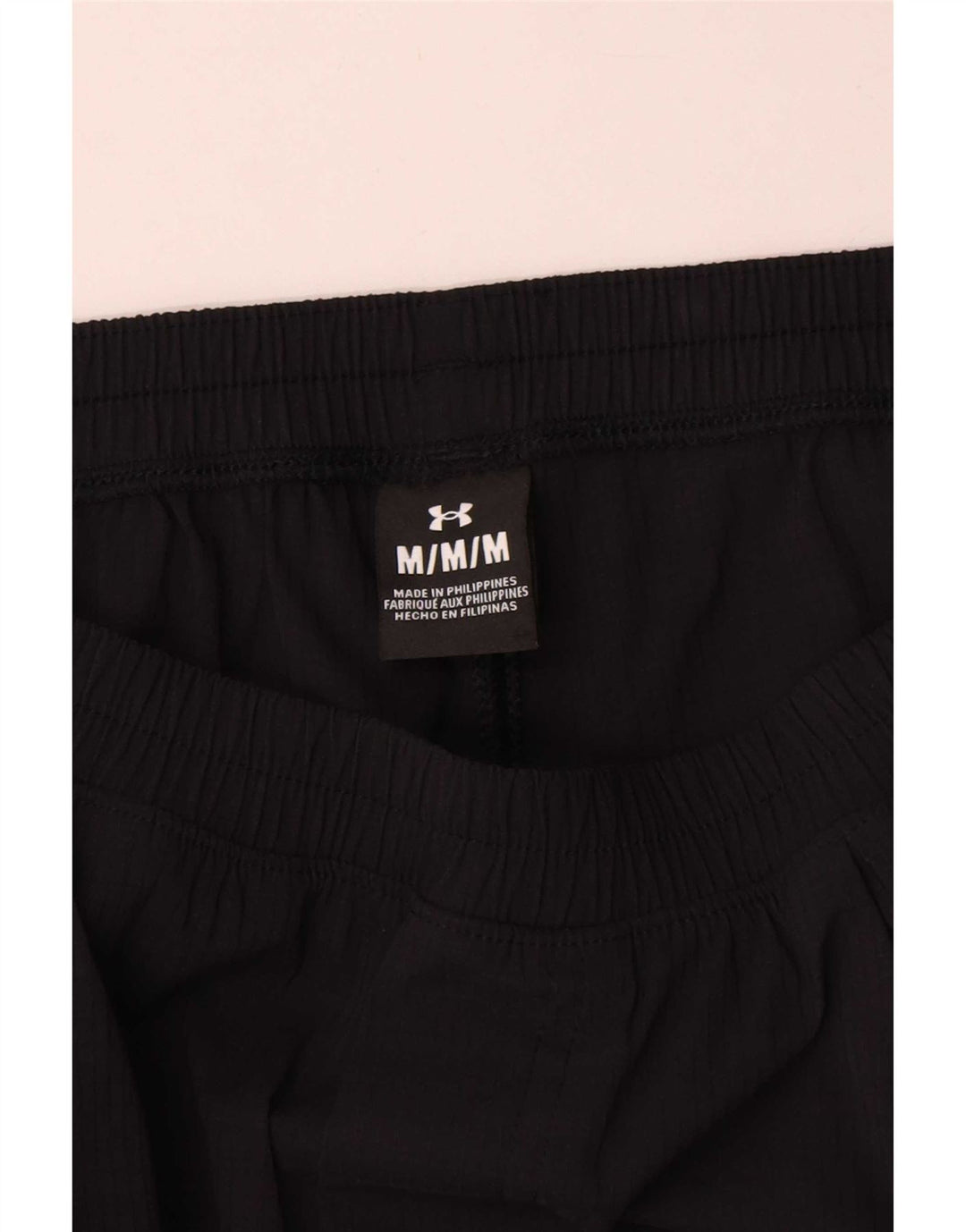 Pantaloni da tuta da uomo a gamba larga Under Armour in nylon nero medio