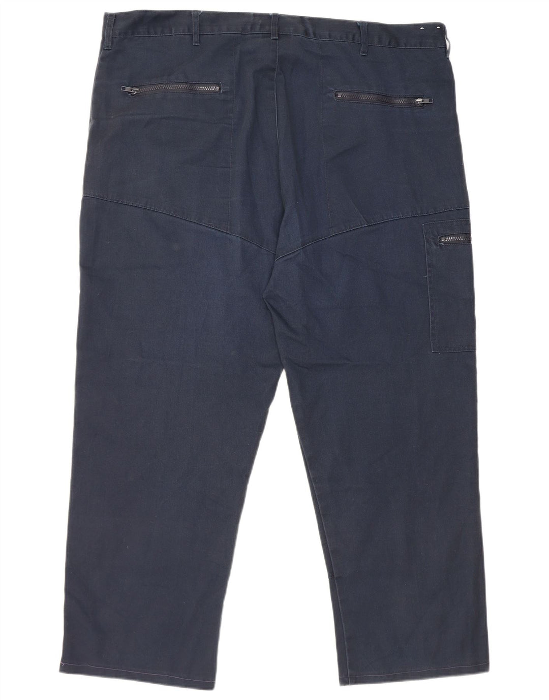 DICKIES Pantaloni cargo dritti da uomo W42 L28 poliestere blu navy