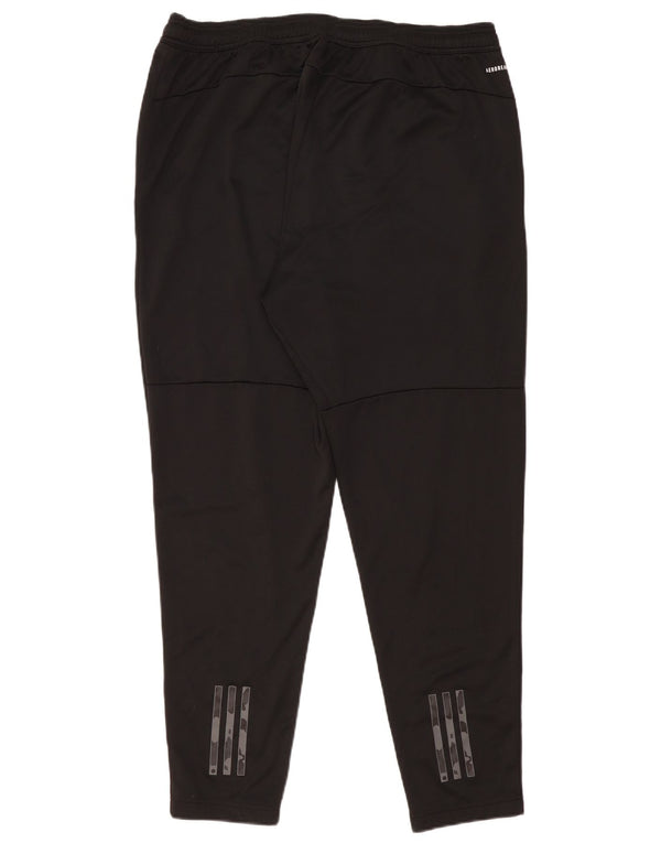 Pantaloni da tuta ADIDAS Aeroready da uomo grandi in poliestere nero