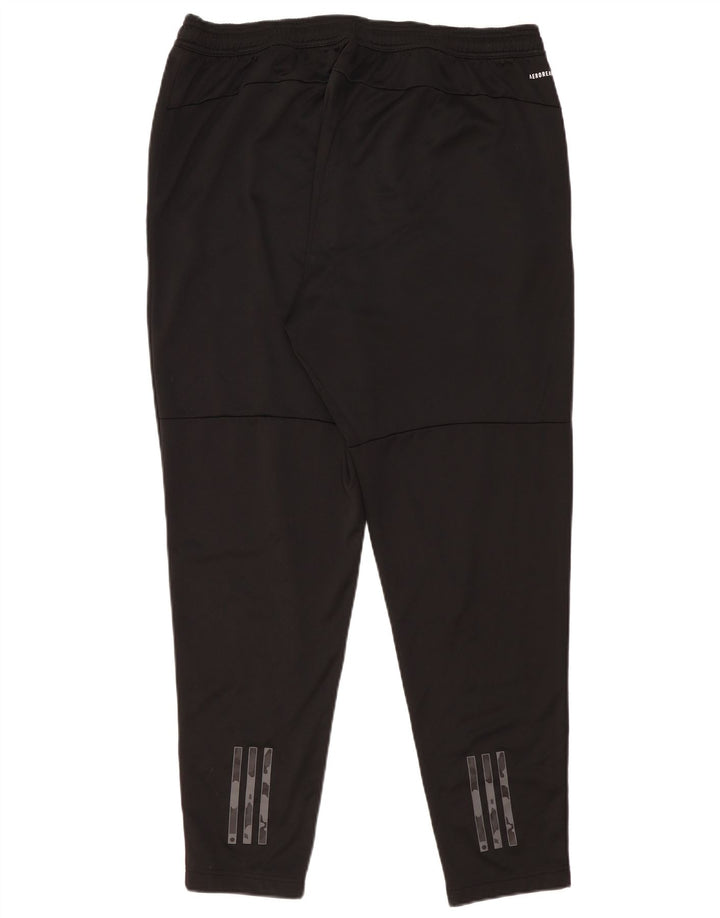 Pantaloni da tuta ADIDAS Aeroready da uomo grandi in poliestere nero