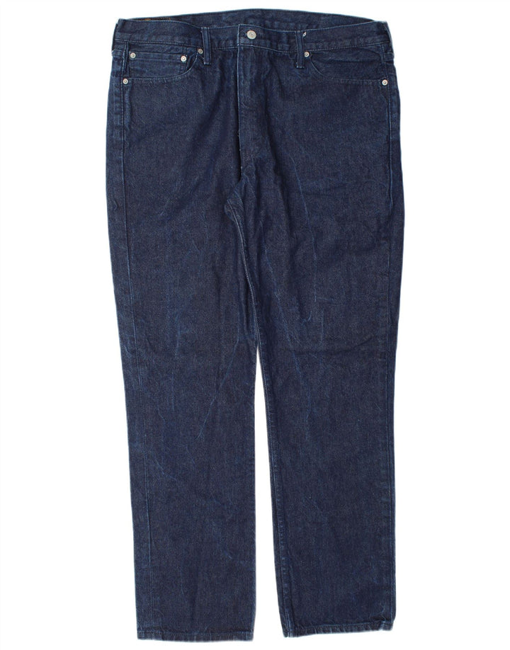Levi's Uomo 511 Slim Jeans W40 L32 Blu Navy Cotone Classico