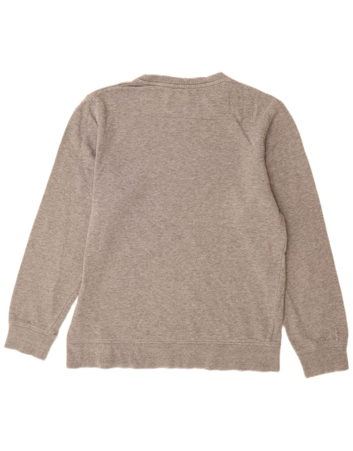Jack & Jones Felpa grafica da uomo Maglione grande cotone grigio