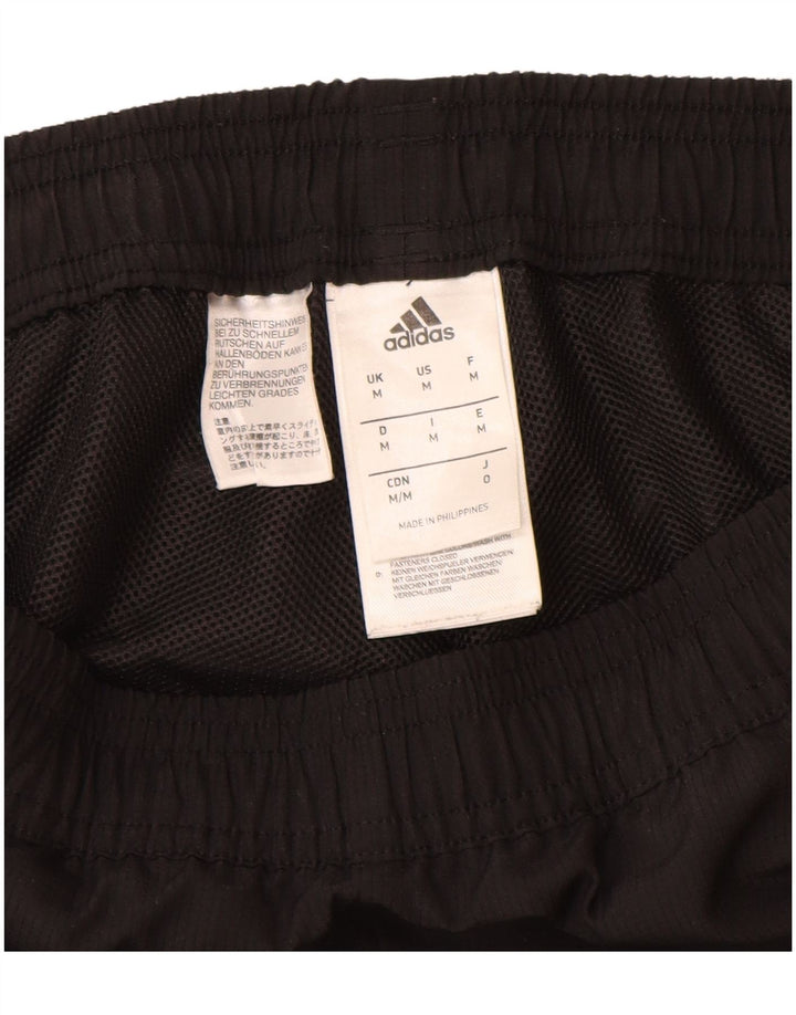 Pantaloni da tuta Adidas Climalite da uomo medio poliestere nero