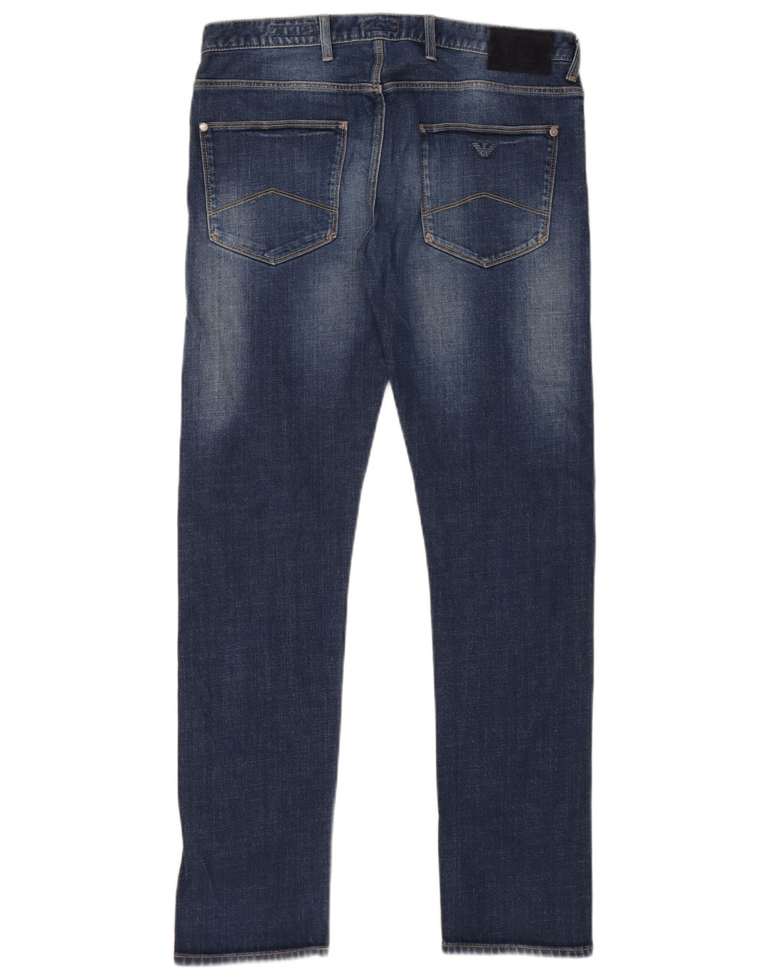 Jeans slim da donna Armani J10 W33 L34 cotone blu