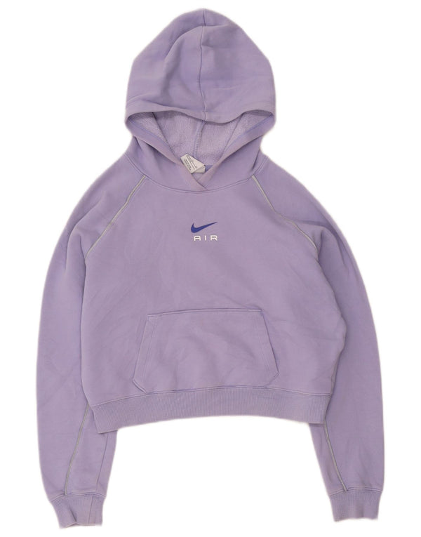 Felpa con cappuccio grafica Nike per ragazze, 13-14 anni, XL, cotone viola