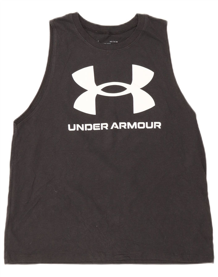 Canottiera grafica da donna Under Armour UK 12 cotone nero medio