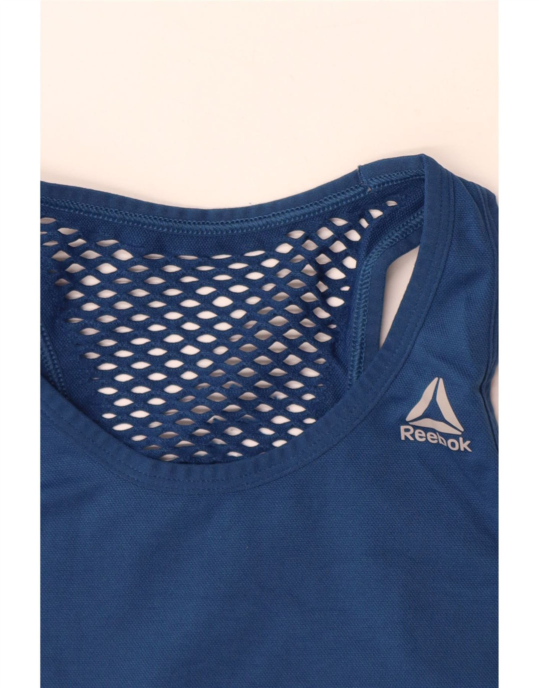 Canotta grafica REEBOK da donna Les Mills UK 8 Small Blu Navy