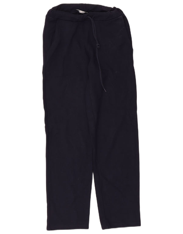 Pantaloni da tuta da donna Zara UK 8 Small in viscosa blu navy