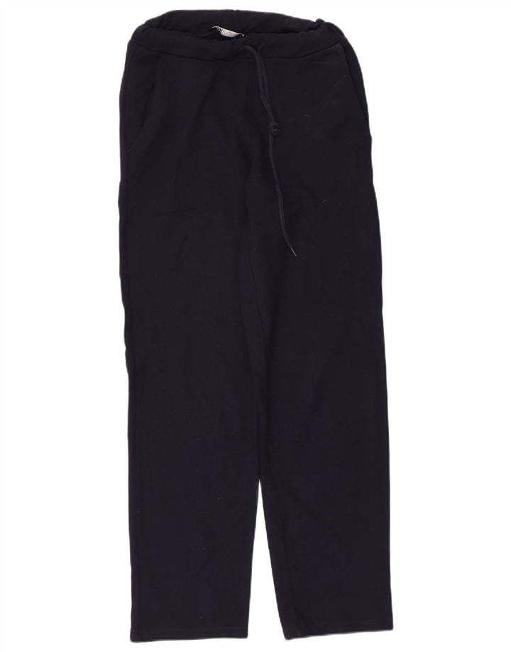 Pantaloni da tuta da donna Zara UK 8 Small in viscosa blu navy