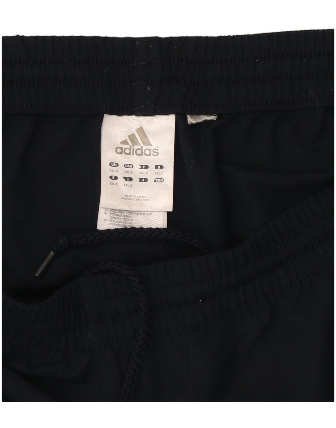 Pantaloni da tuta da uomo Adidas 2XL poliestere blu navy