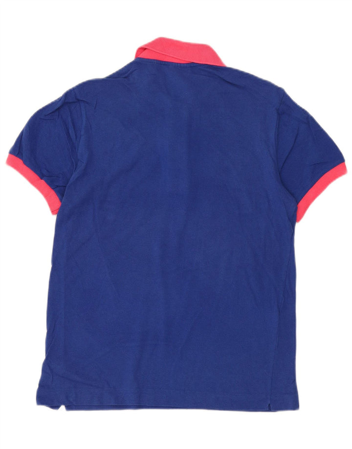 Polo da rugby da uomo Lacoste taglia 3 piccola in cotone blu