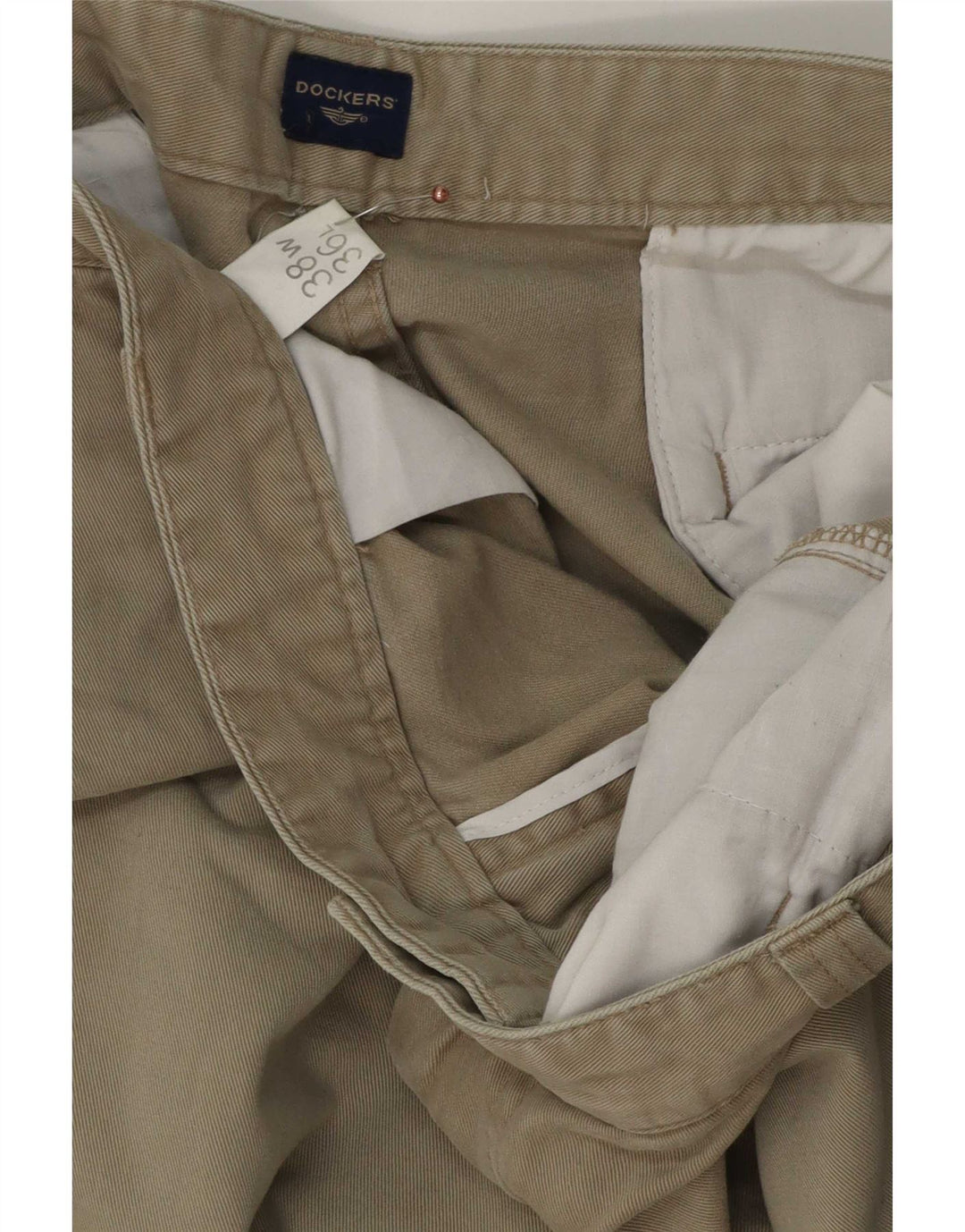 Pantaloni Chino Da Uomo Dockers W38 L36 Cachi
