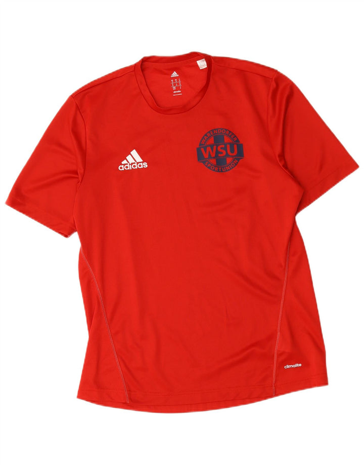 Maglietta grafica Adidas Warendorfer Sportuninon da uomo, rossa media