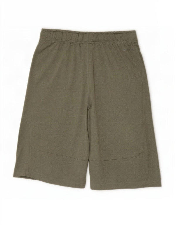 Pantaloncini sportivi Nike Dri Fit da uomo, poliestere kaki medio