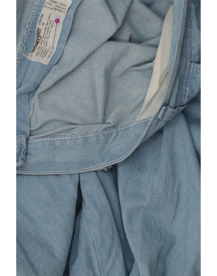 Pantaloncini chino da uomo WRANGLER W46 3XL cotone blu
