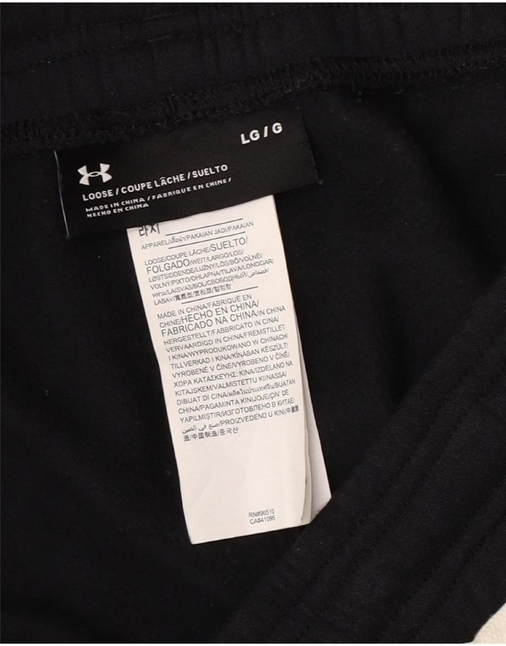 Pantaloni da tuta con grafica da uomo Under Armour, pantaloni da jogging, grandi, blu navy