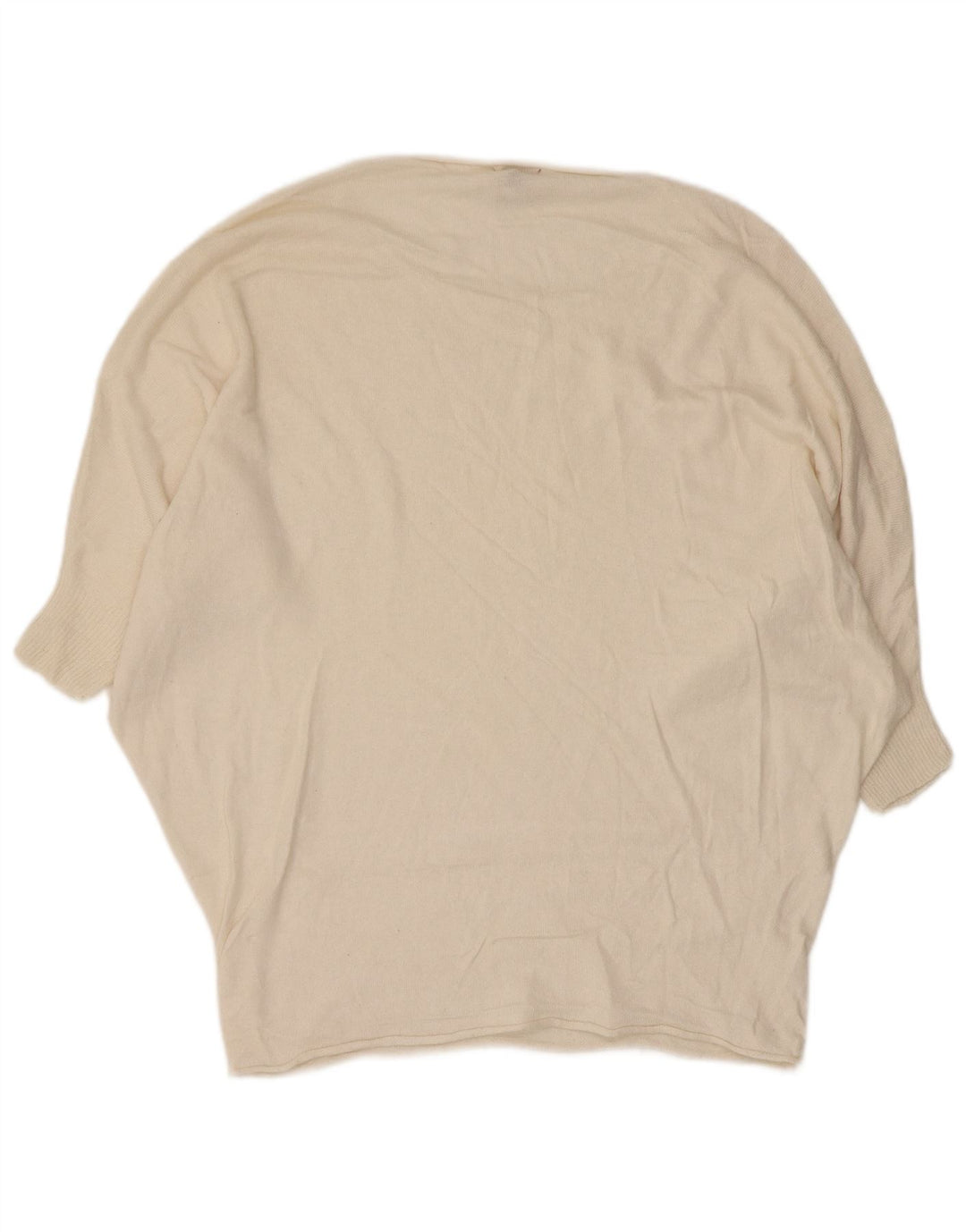 Maglione da donna Phase Eight con scollo a barca a pipistrello UK 10 piccolo bianco sporco