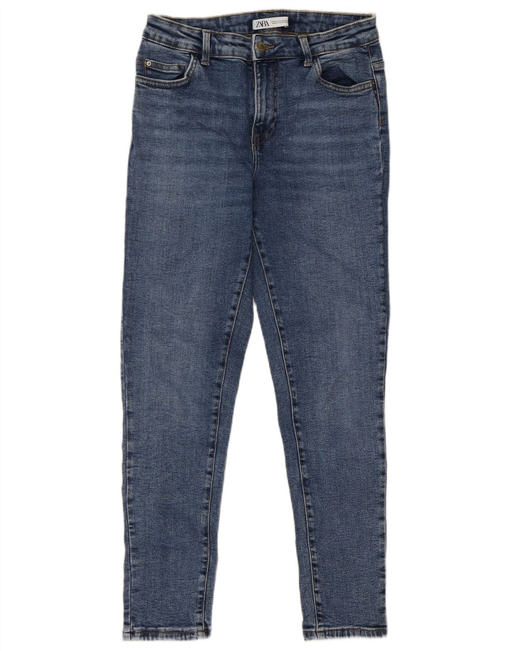 Jeans skinny da donna Zara EU 42 Large W32 L29 Blu