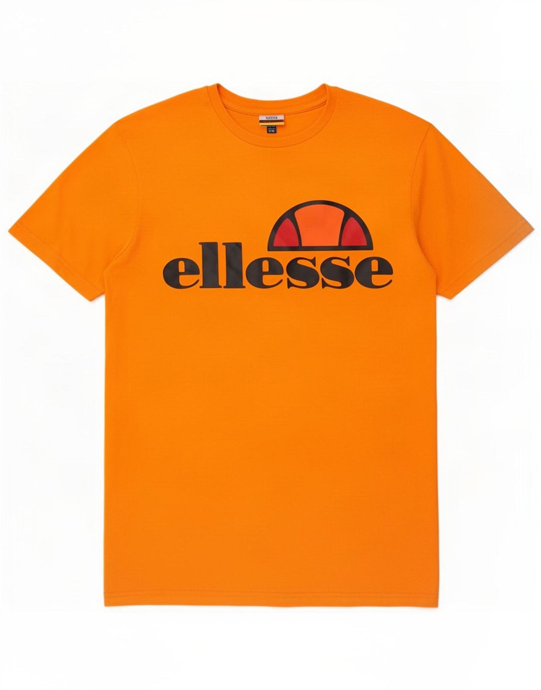 T-shirt grafica da uomo Ellesse Top in cotone arancione medio